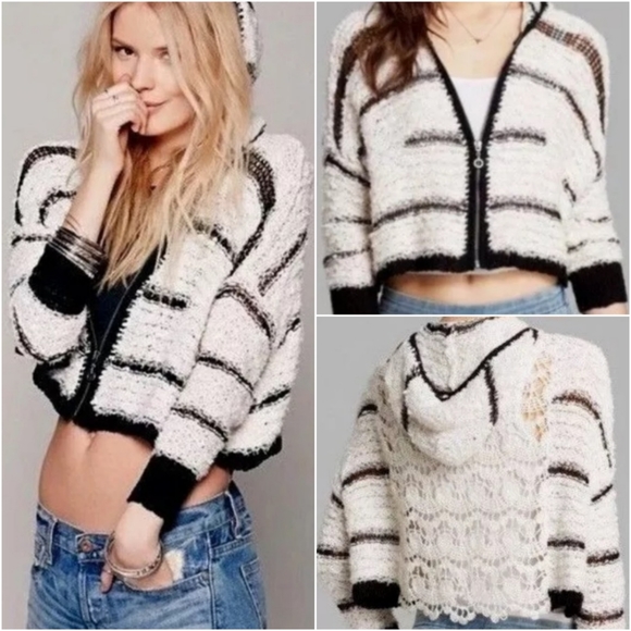 Free People Tops - 💥PRICE DROP💥 Cecilia Cropped Hoodie*